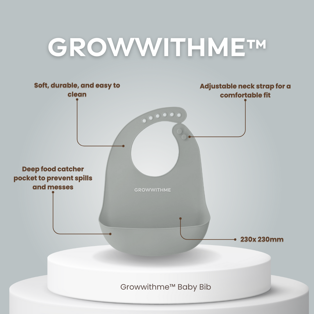 Growwithme™ Silicone Baby Bib