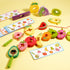 Montessori Fruit Lacing & Sequencing Game