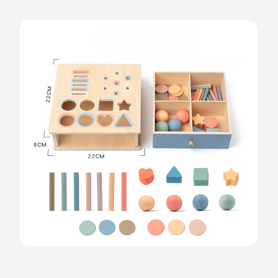 4-in-1 Montessori Learning Activity Box