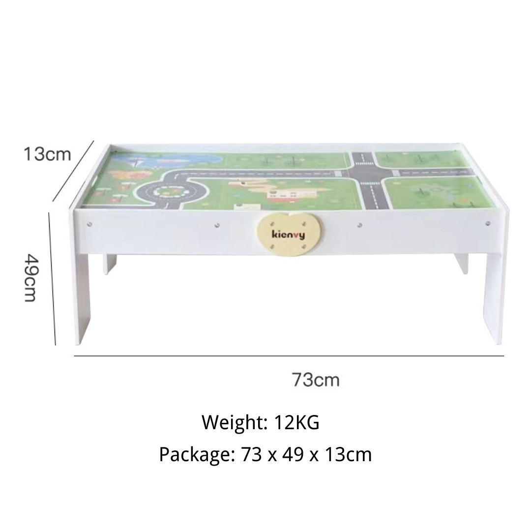 Multi-Function Train Track Table