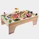 118 pcs Beechwood Manual Train Set With Table