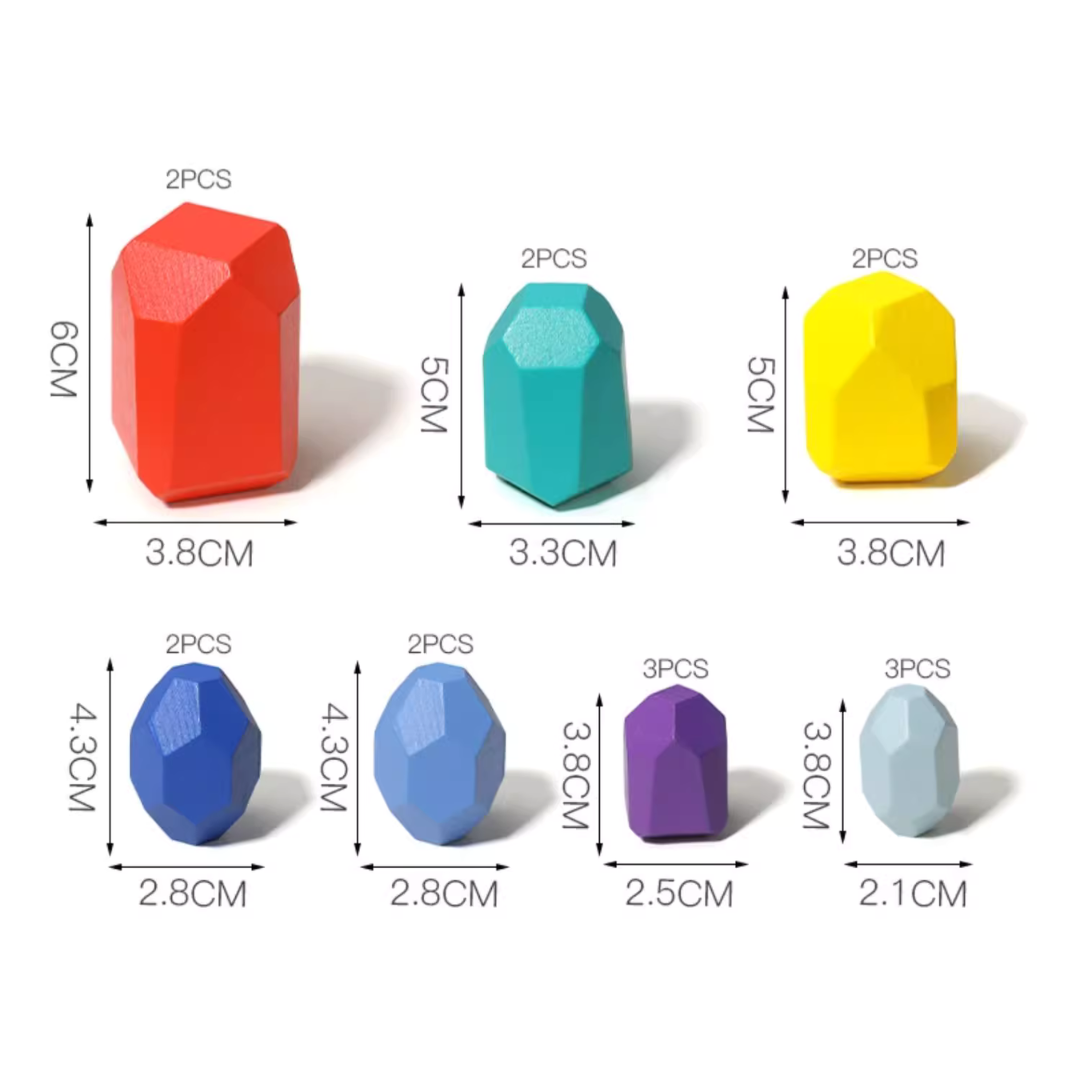 Colorful Balance Stones