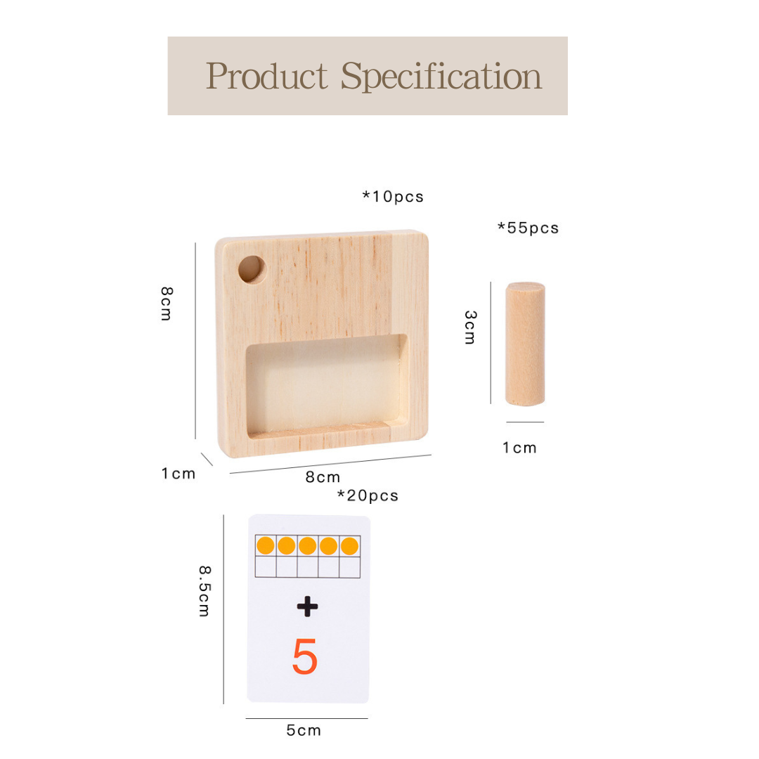 Montessori Sensory Math Learning Board