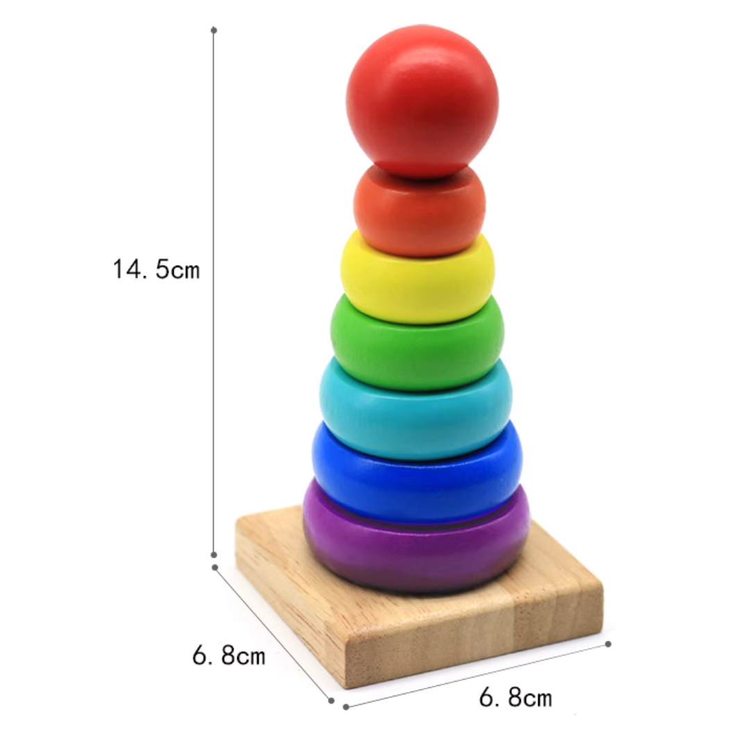 Rainbow Stacking Tower