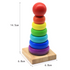 Rainbow Stacking Tower