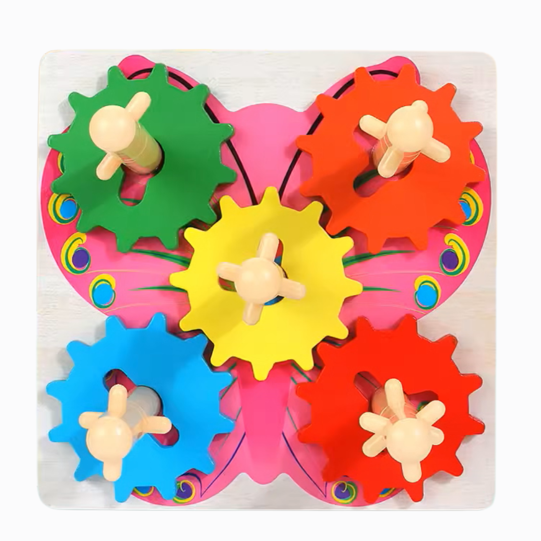 Butterfly Gear and Shape Stacking Toy