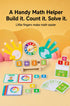 Clock & Finger Counting Arithmetic Learning Board with Stand