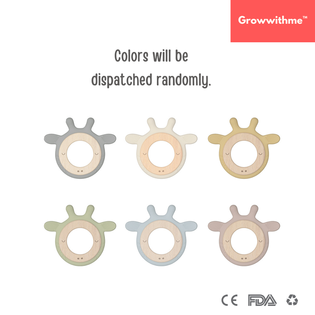 Growwithme™ Wooden Ring Teether - Goat