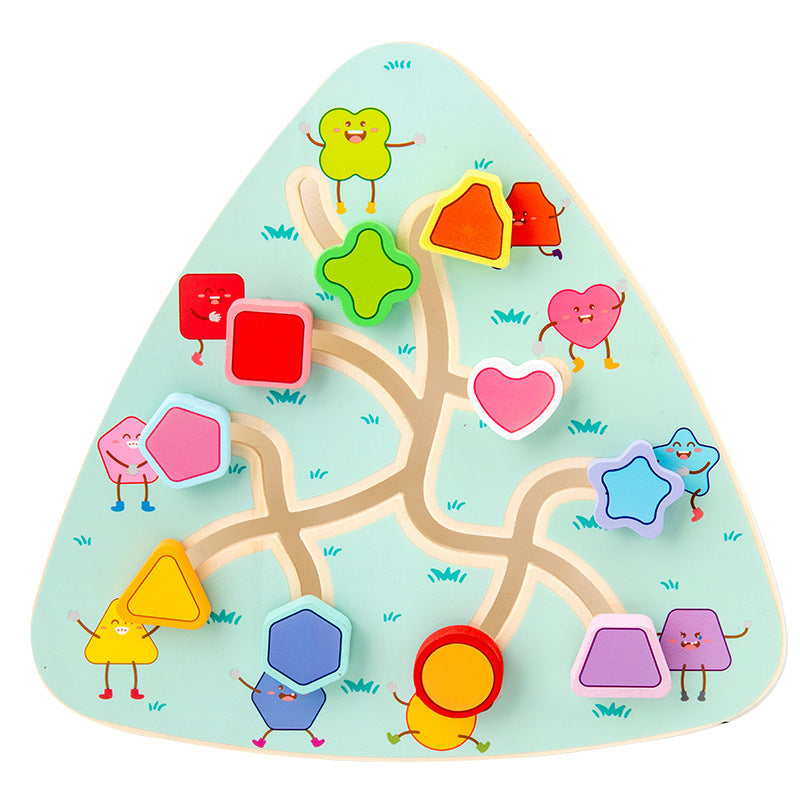 Triangular Maze Adventure Puzzle