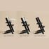 Three stages of a growwithme embo high chair evolution on a beige background
