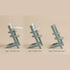 Three stages of a growing chair with labels on a beige background Growwithme Embo wooden highchair