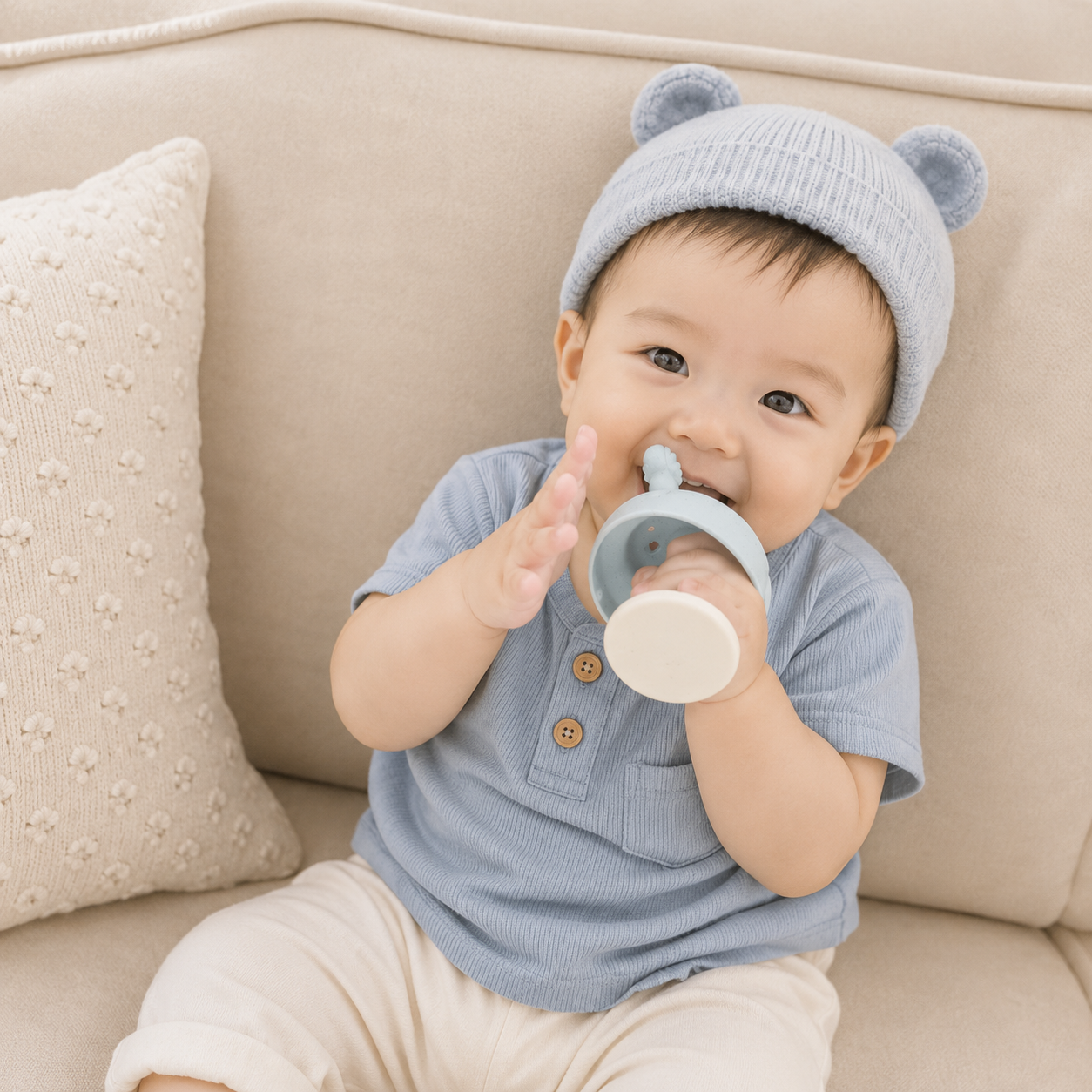Growwithme® Silicone Mushroom Teether