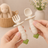 Growwithme® Silicone Fork and Spoon Set (6-12m)