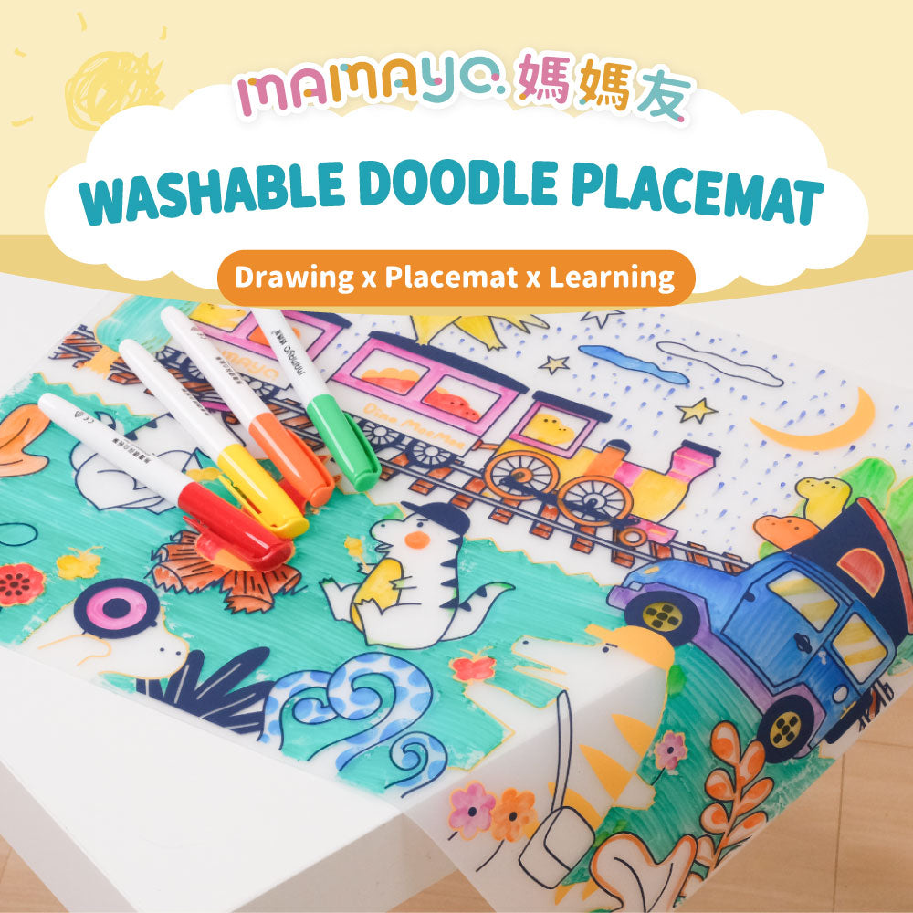 Mamayo Washable Doodle Placemat Series