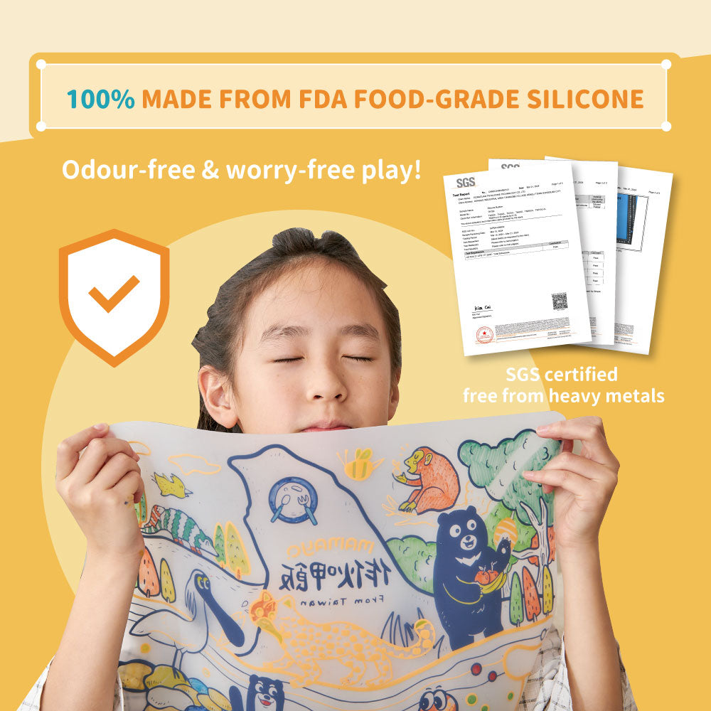 Mamayo Washable Doodle Placemat Series