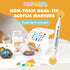 Mamayo Non-toxic Dual-tip Acrylic Markers Series