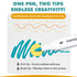 Mamayo Non-toxic Dual-tip Acrylic Markers Series