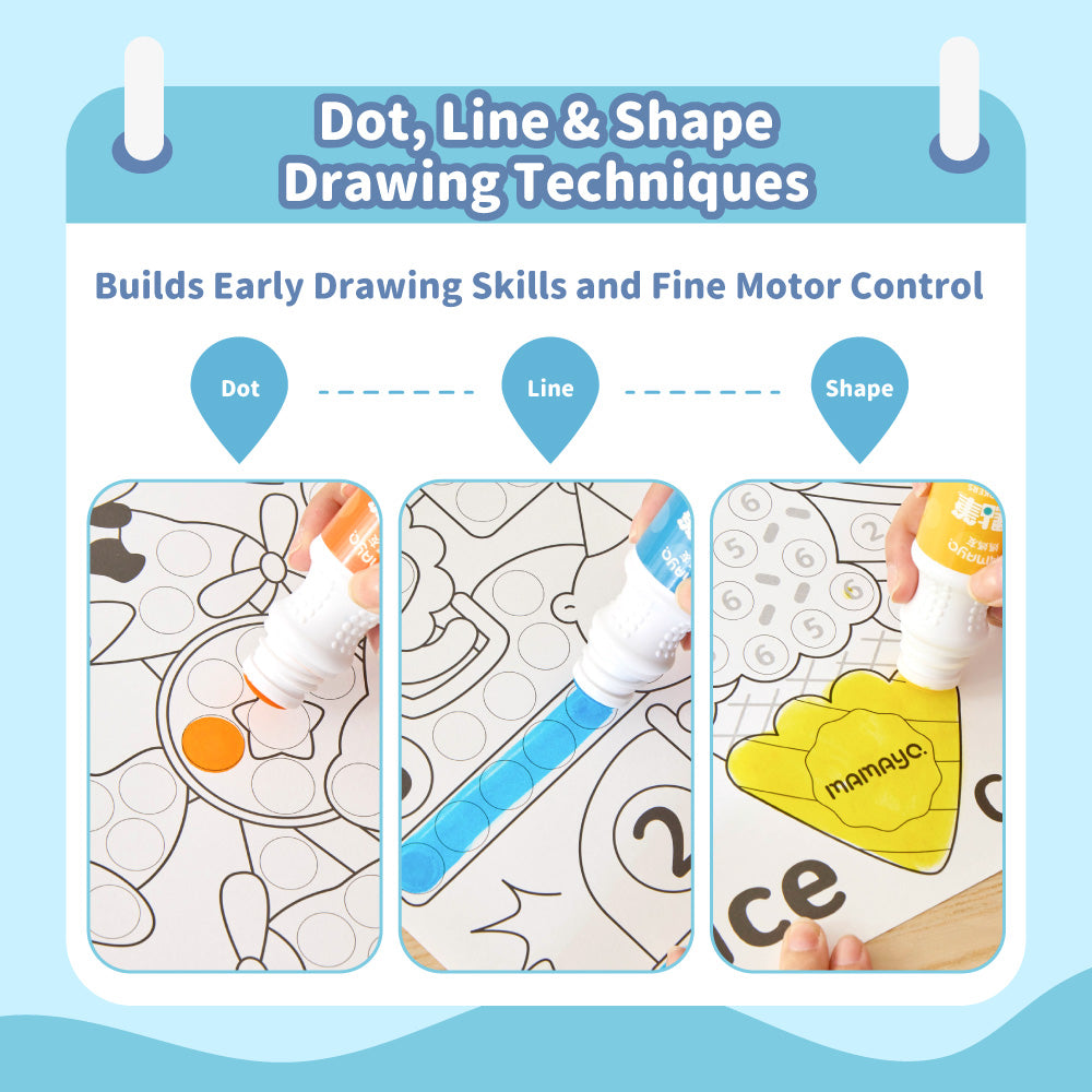 Mamayo Dot Marker Doodle Book Series