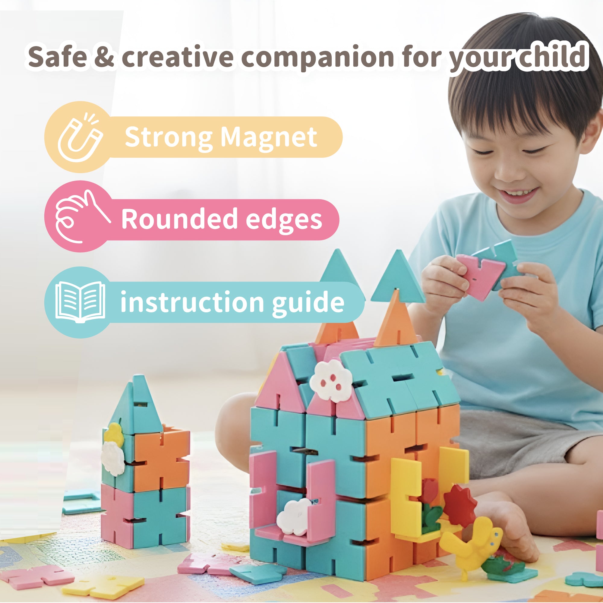 Mamayo Snaplock™ magnetic Tiles