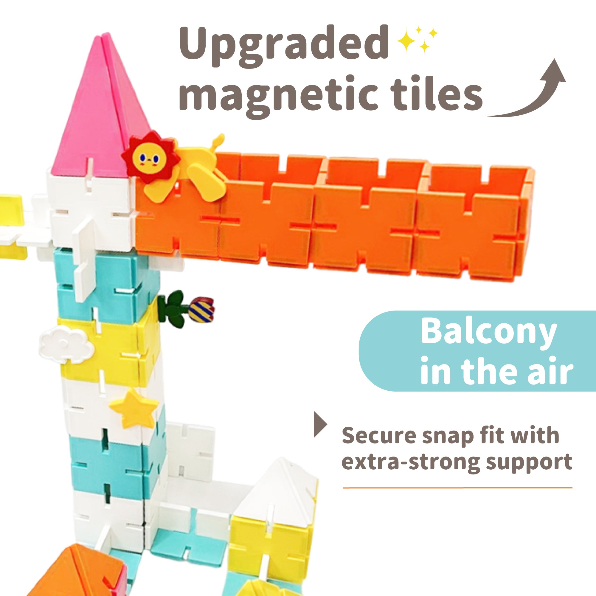Mamayo Snaplock™ magnetic Tiles