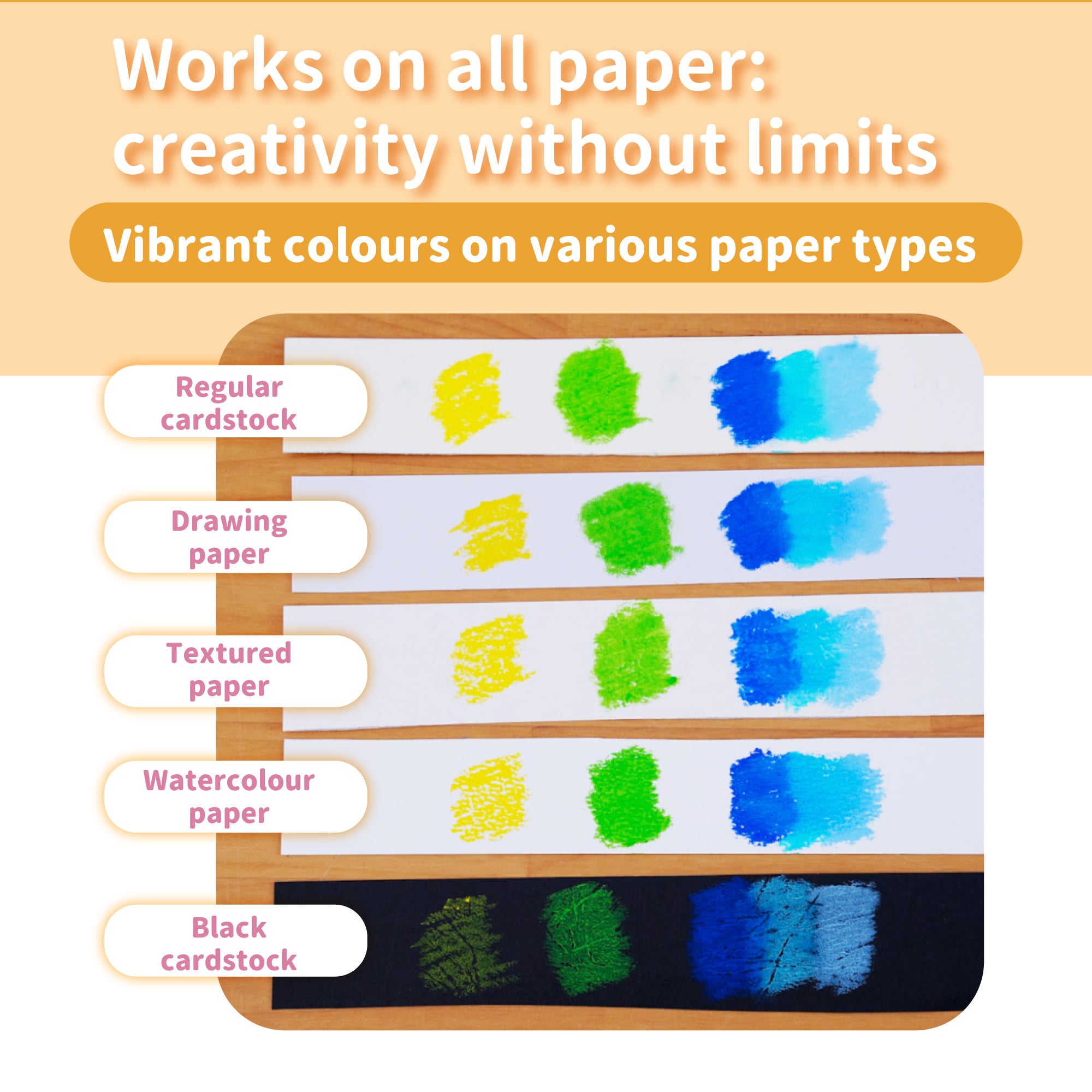 Mamayo Silky Spin Water Crayons – 36 Colours