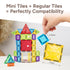 Mamayo Mini Magnetic Tiles – Forest Dinosaur Set (42pcs)