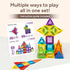 Mamayo Mini Magnetic Tiles – Forest Dinosaur Set (42pcs)