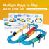 Mamayo Magnetic Tiles – Motorized Racing Track Set (100 pcs)