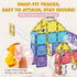 Mamayo Magnetic Tiles- Rainbow Paradise Deluxe Set (103pcs)