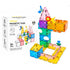 Mamayo Snaplock™ magnetic Tiles transparent (48pcs)