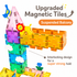 Mamayo Snaplock™ magnetic Tiles transparent (48pcs)