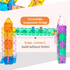Mamayo Snaplock™ magnetic Tiles transparent (48pcs)