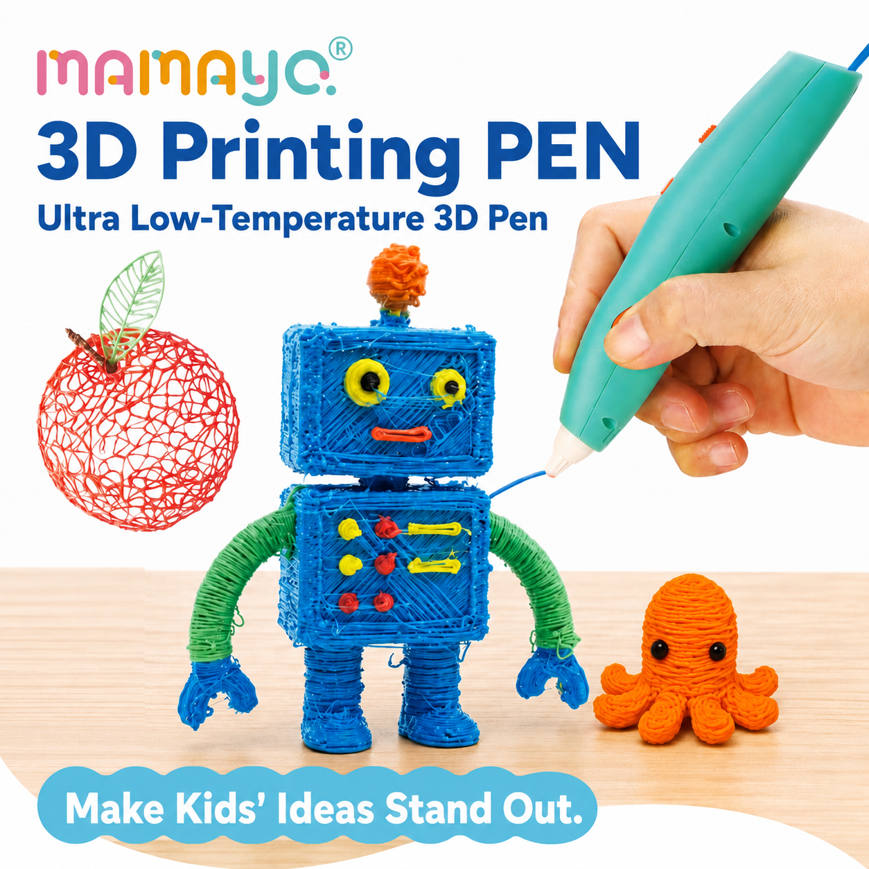Mamayo 3D pen set contents overview