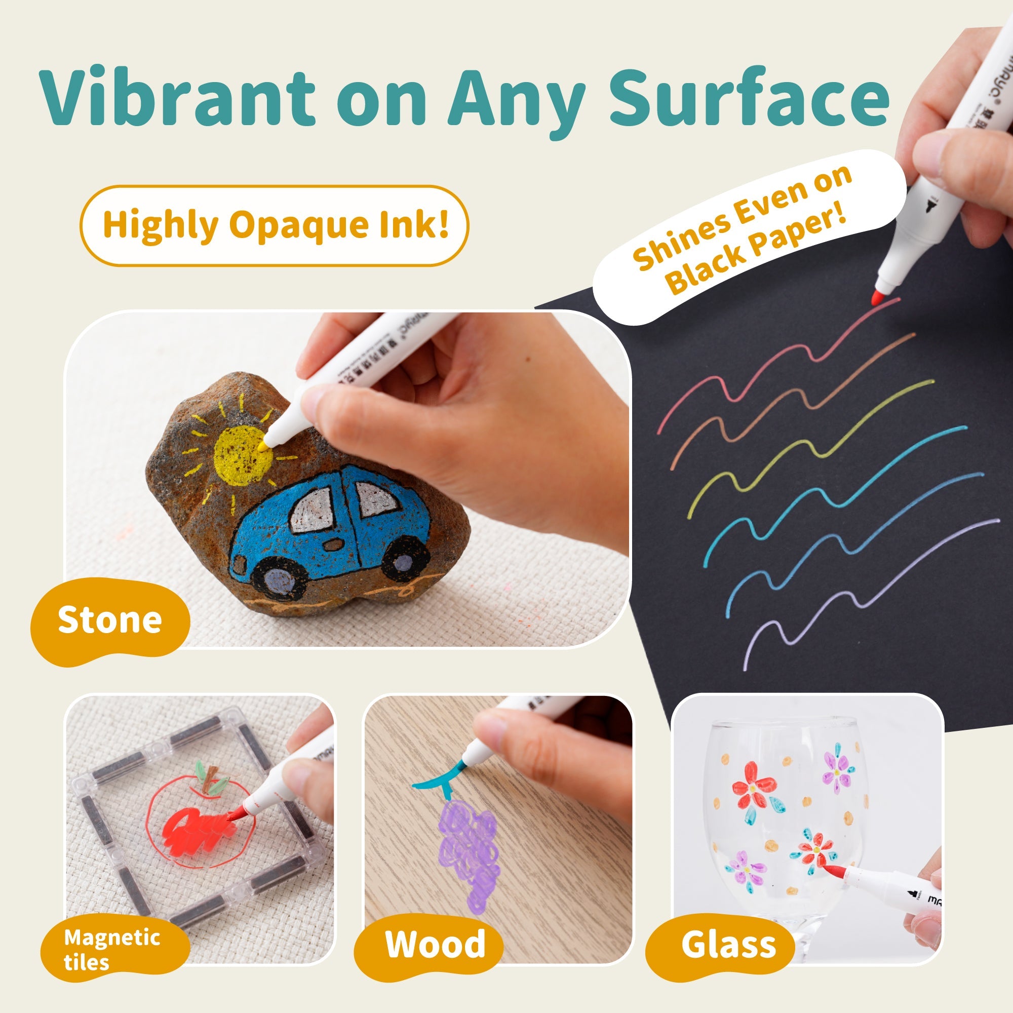Mamayo direct-liquid acrylic markers — product photo 3 of 9