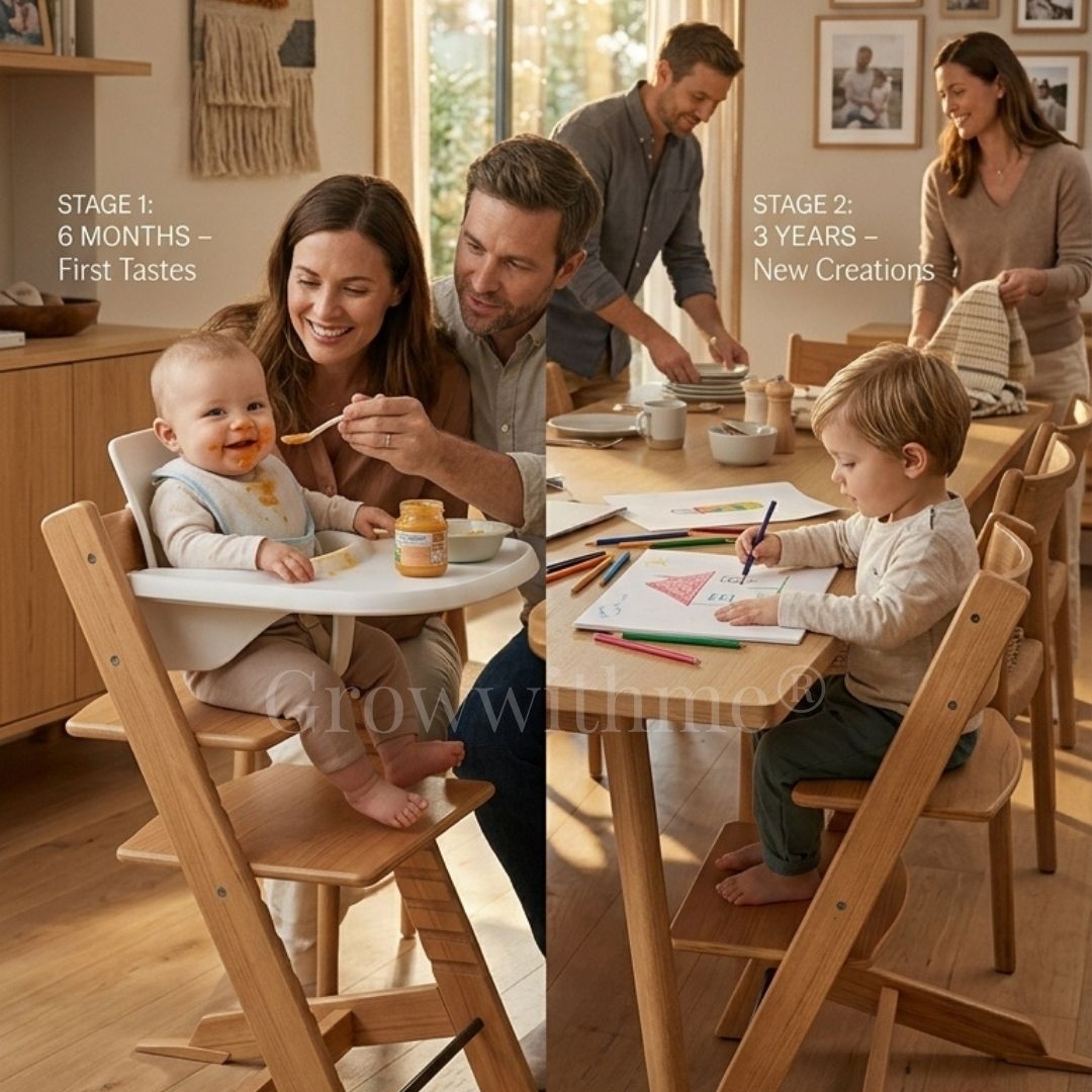 growwithme embo adjustable baby high chair malaysia