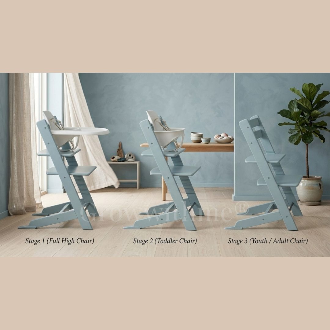 Growwithme Embo+ adjustable high chair ocean blue