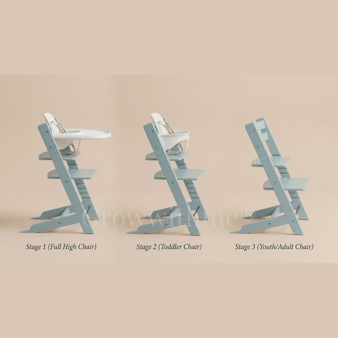 Growwithme Embo+ adjustable high chair ocean blue