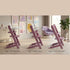 growwithme embo high chair pomegranate purple adjustable baby chair