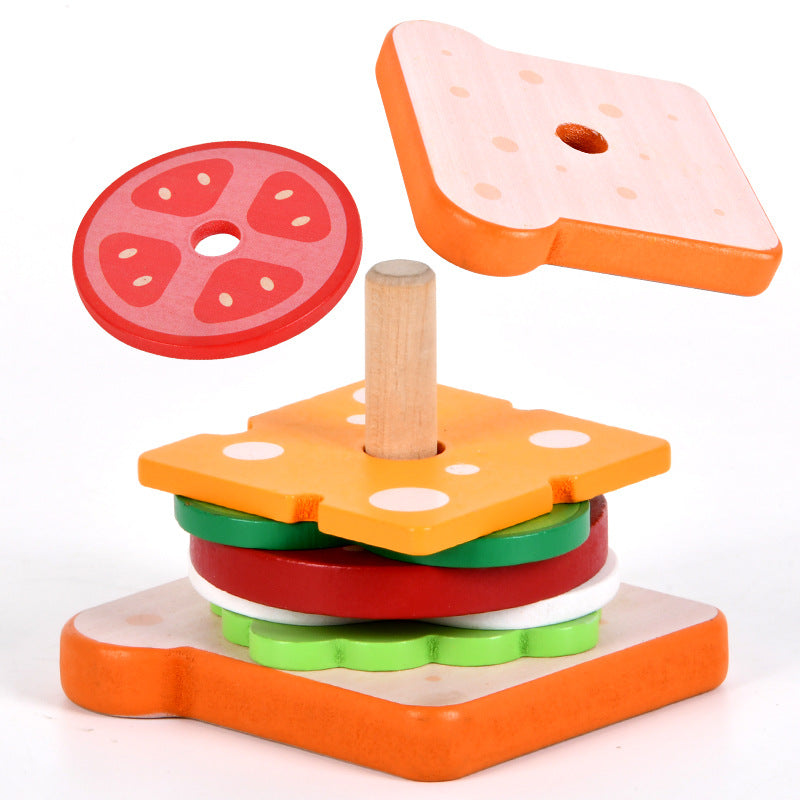 Simulated Food Burger and Sandwich Set