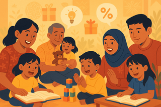 the image feel like connection with this text "Join 1,000+ Malaysian families getting exclusive deals, parenting tips, and first access to new Growwithme™ products. Plus, get RM10 off your first order with code WELCOME."